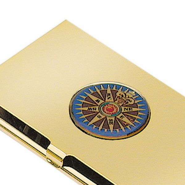 Visitenkartenbox - Kompassrose