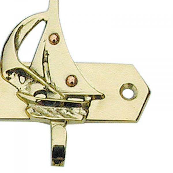 Schlüsselhaken mit 3 Segelbooten