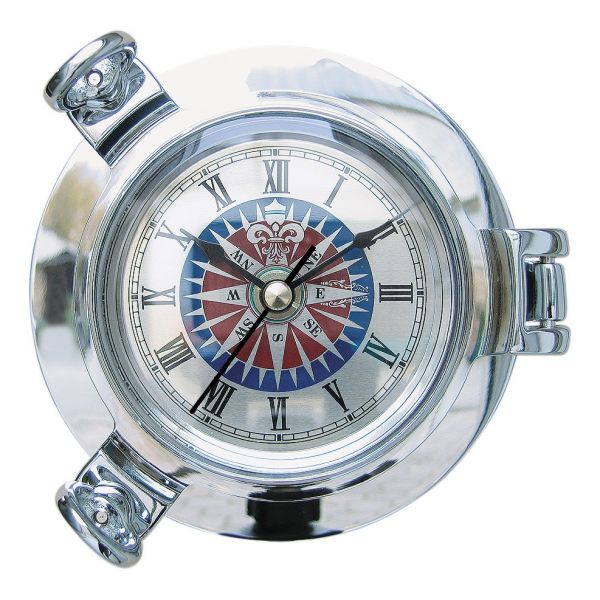 Bullaugen-Uhr mit Windrosenzifferblatt 1248C