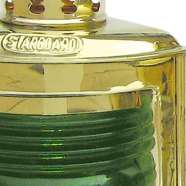 Steuerbordlampe mit Petroleumbrenner