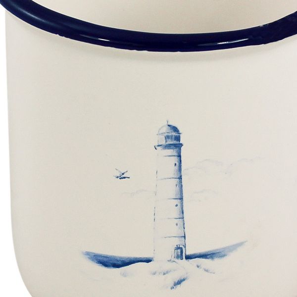 Becher mit Henkel - Leuchtturmdesign
