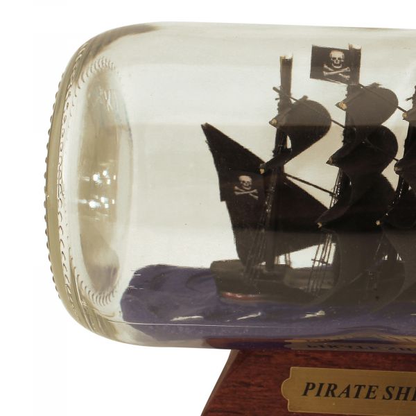 Flaschenschiff - Piratenschiff