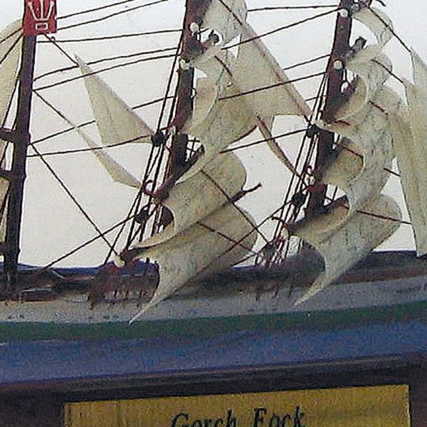 Flaschenschiff - Gorch Fock