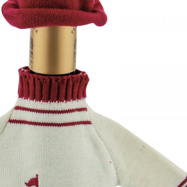Flaschenpulli mit Mütze - Boot