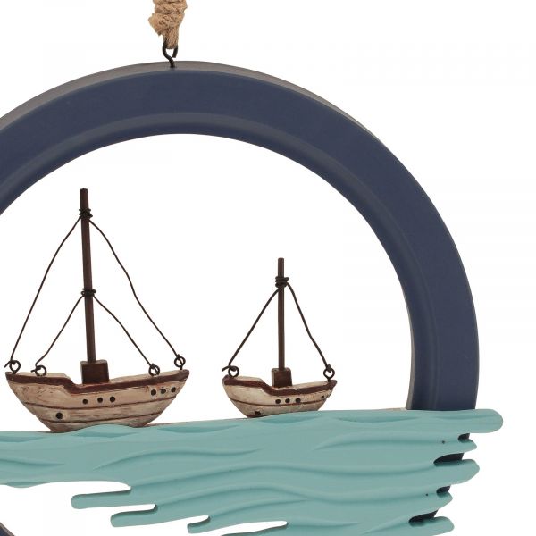 Wand-Deko - Boote im Ring