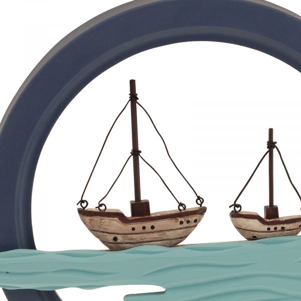 Wand-Deko - Boote im Ring
