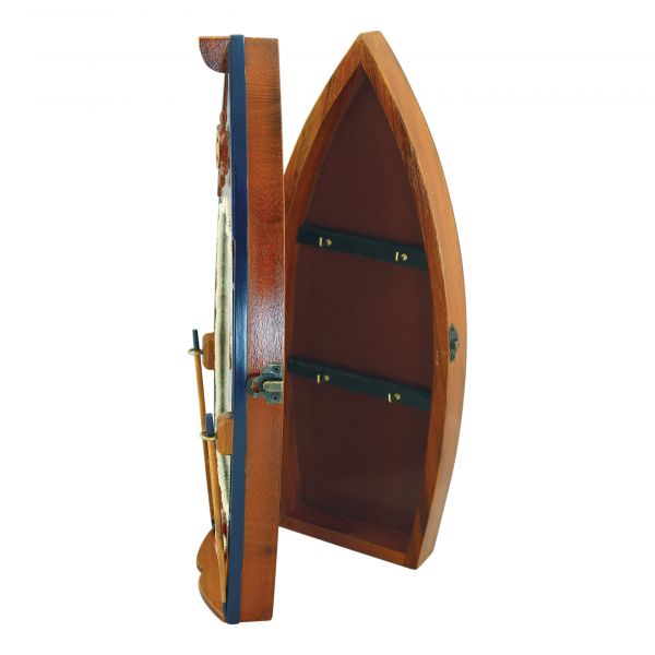 Schlüsselkasten mit Knoten in Bootsform