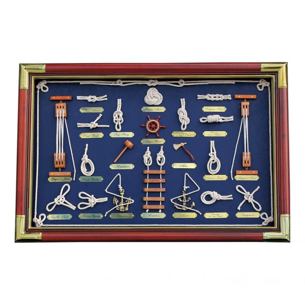Knotentafel hinter Glas 5569