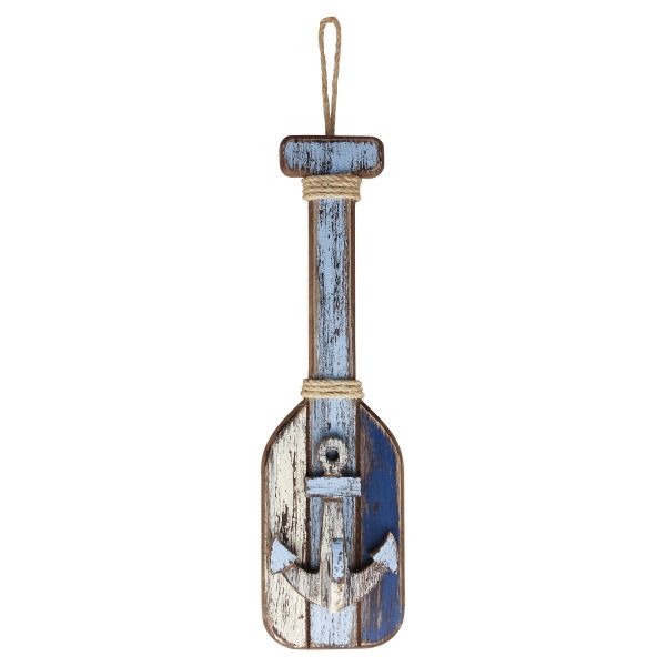 Wand-Deko - Paddel mit Haken 5606