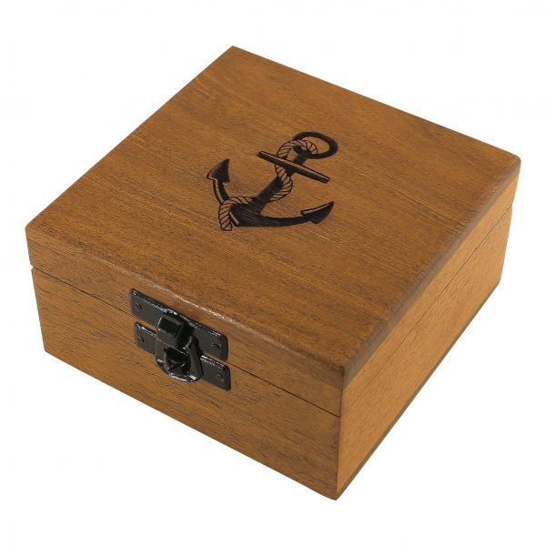 Holzbox mit Anker-Lasergravur 7300