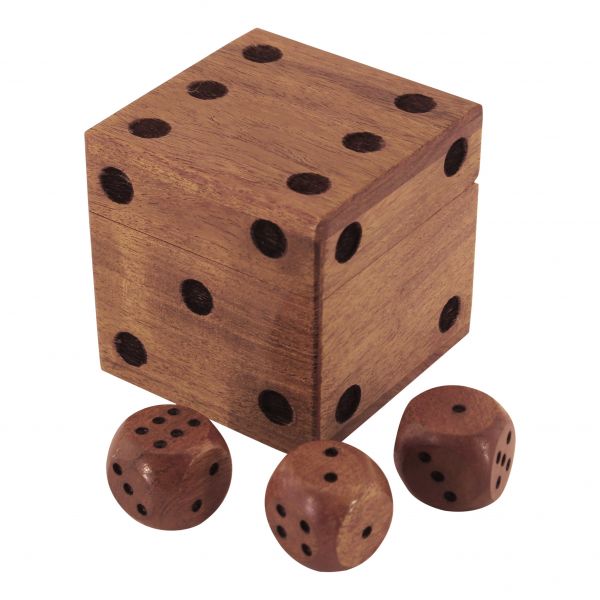 Würfel-Box mit 6 Würfeln 7306