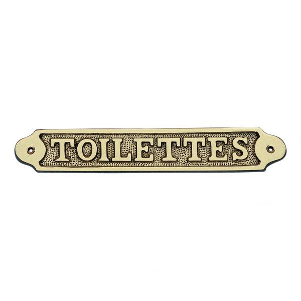 Türschild TOILETTES 7554