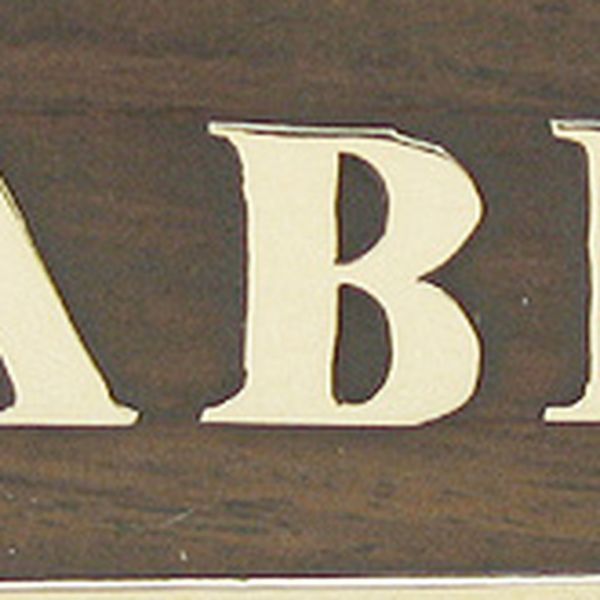 Türschild CABINE
