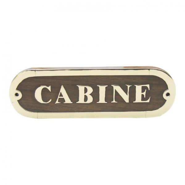 Türschild CABINE 7652
