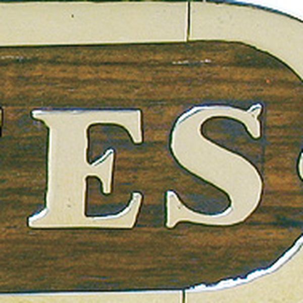 Türschild TOILETTES