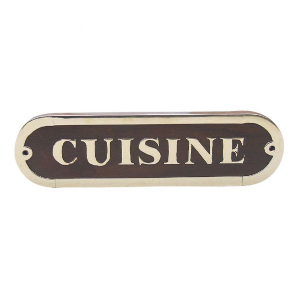 Türschild CUISINE 7658