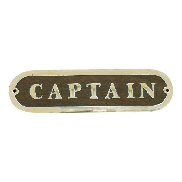 Türschild CAPTAIN 7669