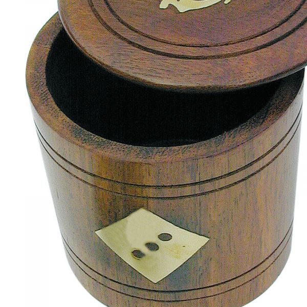 Würfel-Becher mit 5 Würfeln
