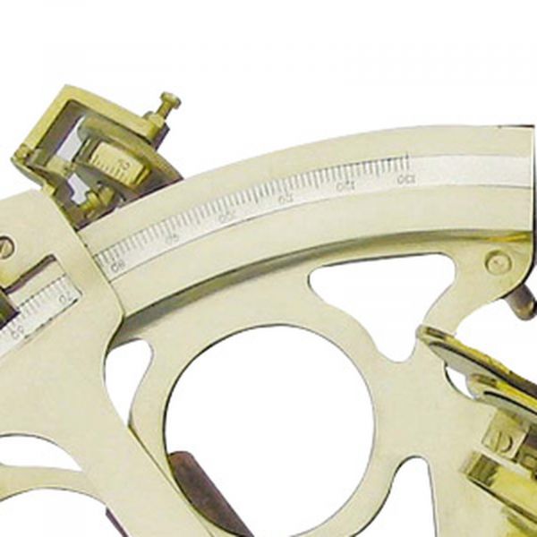 Sextant mit Microeinstellung in Holzbox