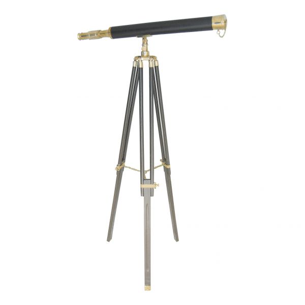 Stand-Teleskop mit Lederummantelung 8207