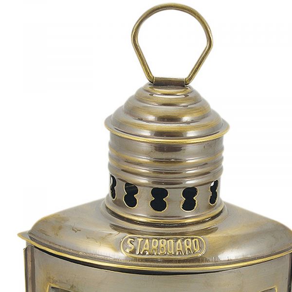 Steuerbordlampe mit Petroleumbrenner