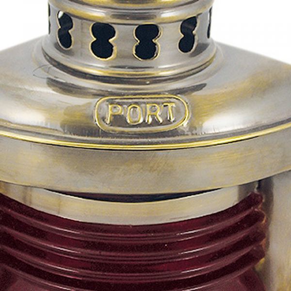 Backbordlampe mit Petroleumbrenner