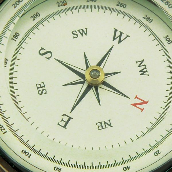 Kompass mit Ring