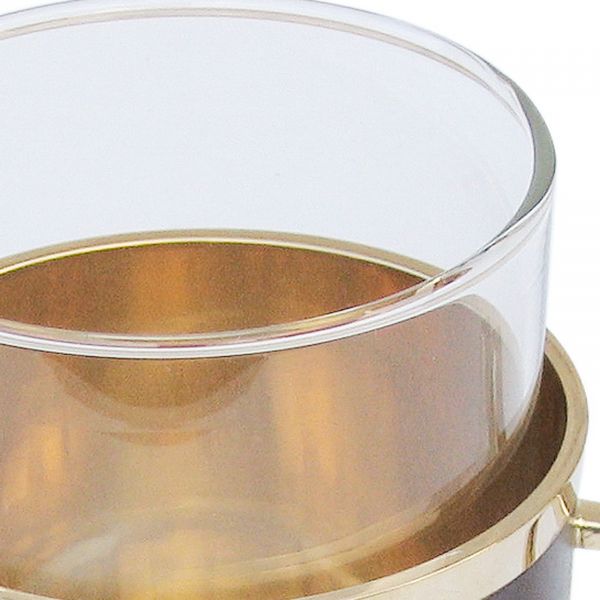 Grog-Glas mit Untersetzer
