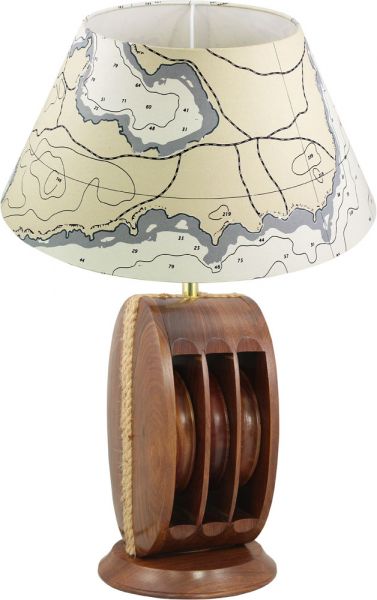 Lampe - Blockrolle Kartenoptik 9094-6694