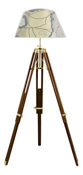 Stativ-Lampe Kartenoptik 9095-6694