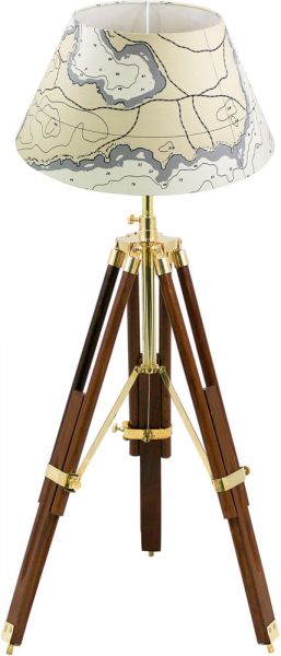 Stativ-Lampe Kartenoptik 9099-6694