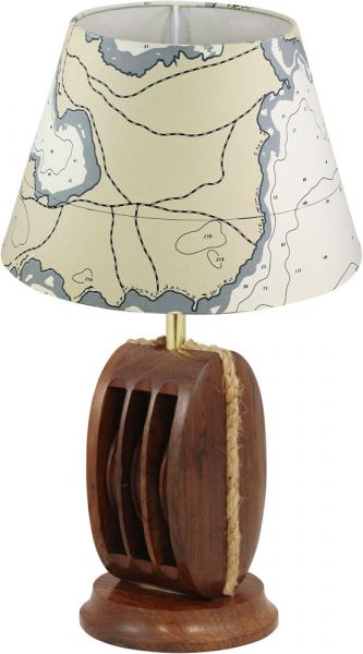 Lampe - Blockrolle Kartenoptik 9249-6693
