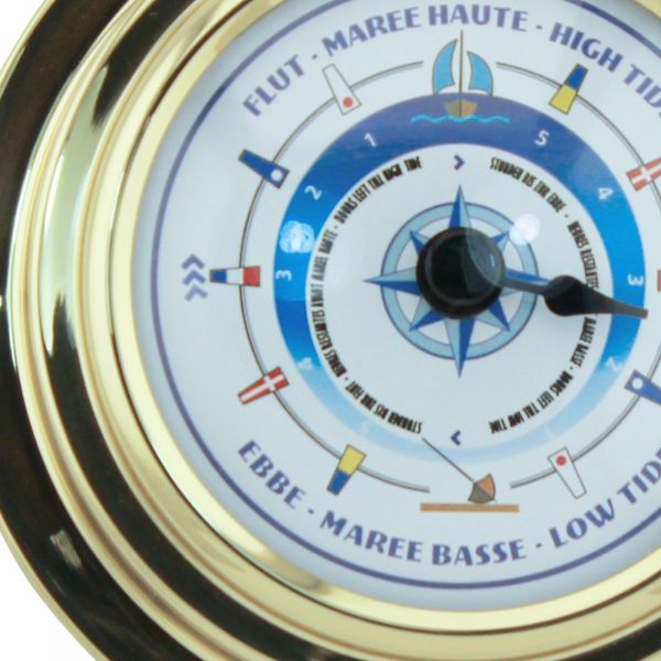 Tideuhr mit Design-Zifferblatt