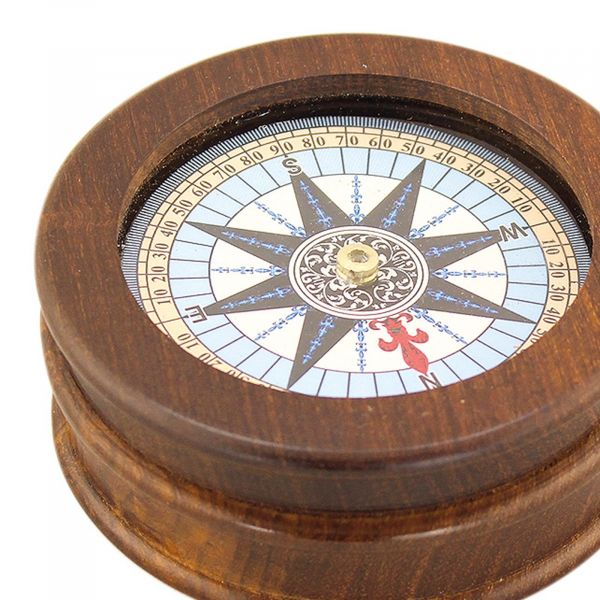 Kompass mit Glas im Deckel