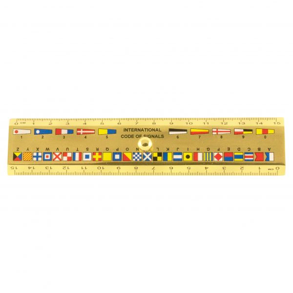 Lineal Flaggenalphabet 15cm 9516