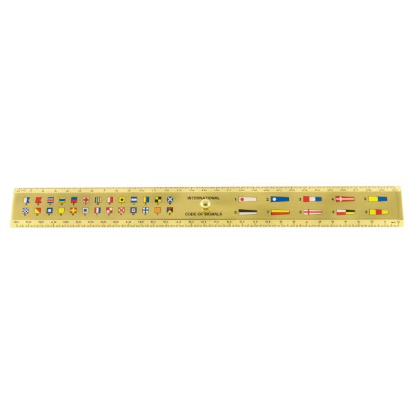 Lineal Flaggenalphabet 30cm 9517