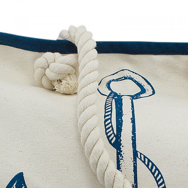 Strandtasche / Handtasche mit Anker-Motiv