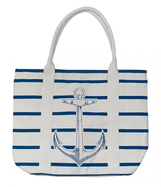Strandtasche / Handtasche mit Anker-Motiv