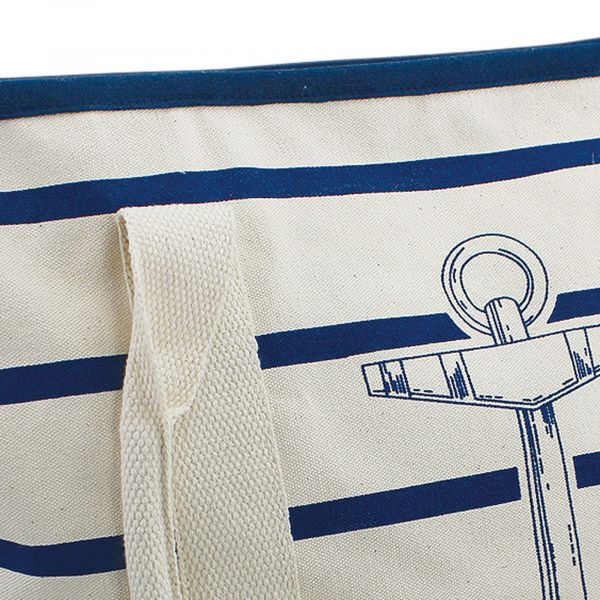 Strandtasche / Handtasche mit Anker-Motiv