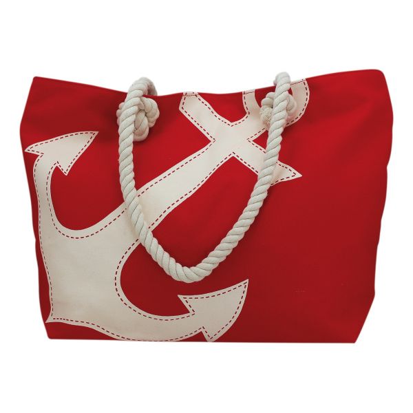Strandtasche / Handtasche mit Anker-Motiv 9836