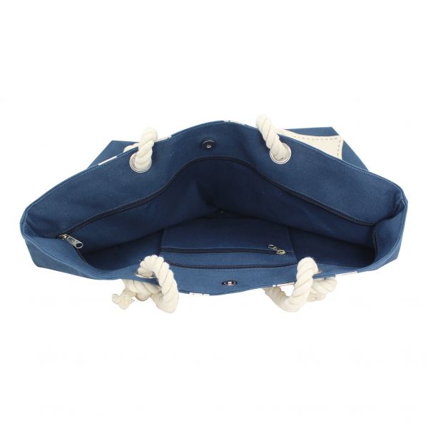 Strandtasche / Handtasche mit Anker-Motiv