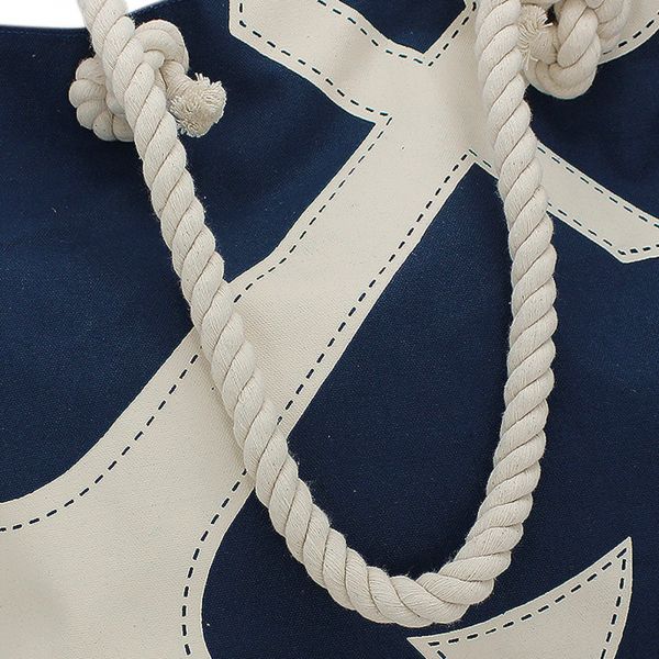 Strandtasche / Handtasche mit Anker-Motiv