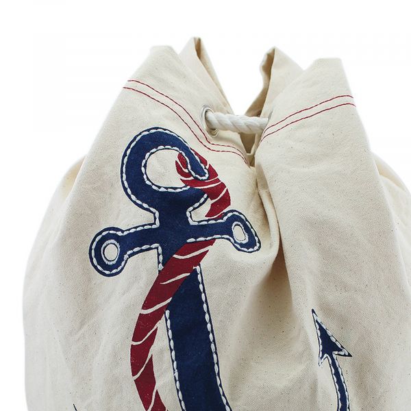 Strandbeutel / Rucksack mit Anker-Motiv