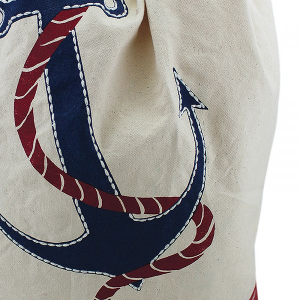 Strandbeutel / Rucksack mit Anker-Motiv