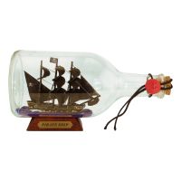 Flaschenschiff - Piratenschiff