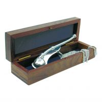 Bootsmannpfeife mit Kette & Holzbox