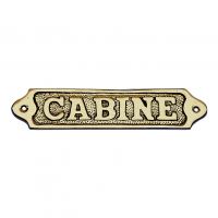 Türschild CABINE