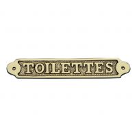Türschild TOILETTES