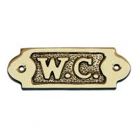 Türschild W.C.