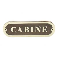 Türschild CABINE